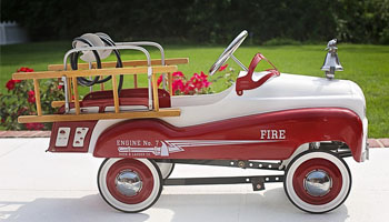 radio flyer battery operated fire truck charger